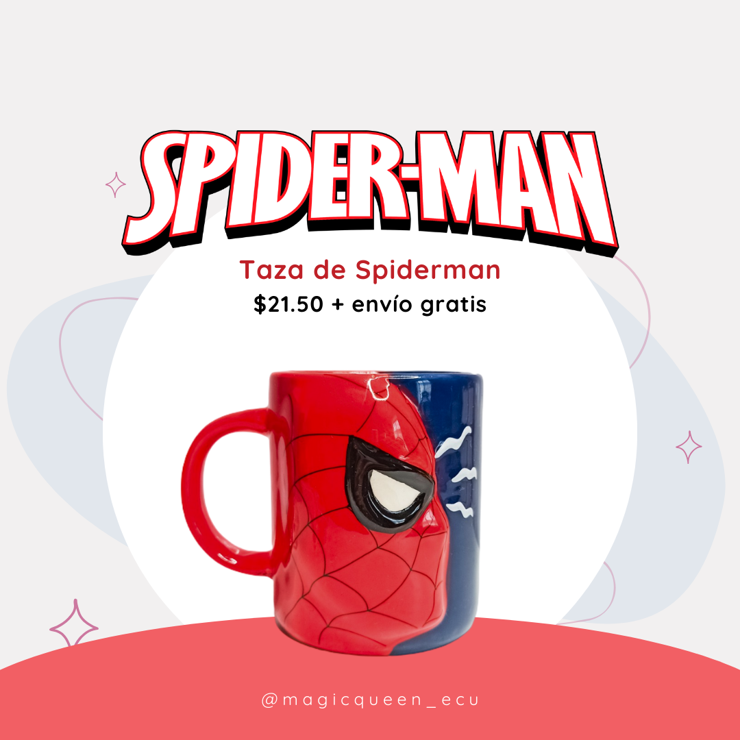 Taza de Spiderman + envío gratis – Magic Queen